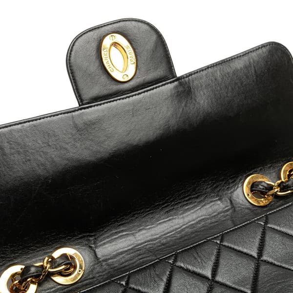 Pre-owned Chanel Jumbo XL Classic Lambskin Single Flap Black