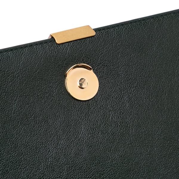 Pre-owned Saint Laurent Small Quilted Lambskin Becky Chain Shoulder Bag Green