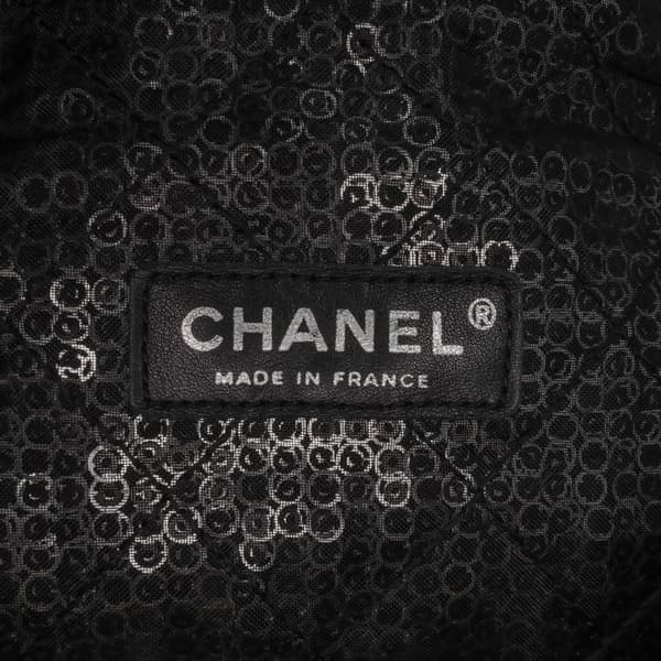 Pre-owned Chanel Maxi Hidden Sequins Mesh Flap Black