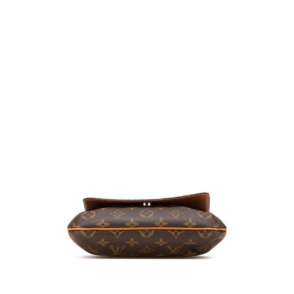 Pre-owned Louis Vuitton Monogram Musette Salsa Short Strap Brown