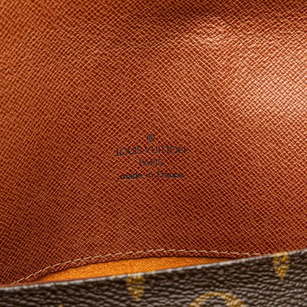 Pre-owned Louis Vuitton Monogram Musette Salsa Short Strap Brown