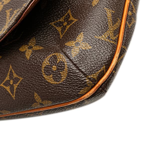 Pre-owned Louis Vuitton Monogram Musette Salsa Short Strap Brown