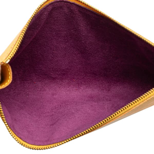 Pre-owned Louis Vuitton Epi Pochette Accessoires Yellow