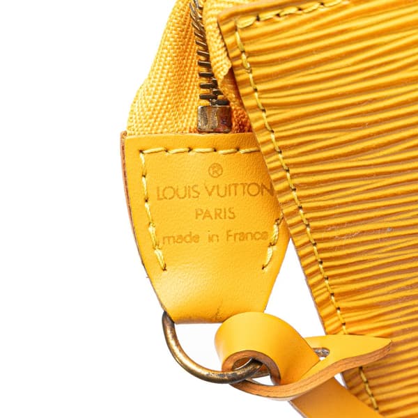 Pre-owned Louis Vuitton Epi Pochette Accessoires Yellow