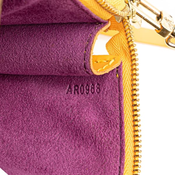 Pre-owned Louis Vuitton Epi Pochette Accessoires Yellow