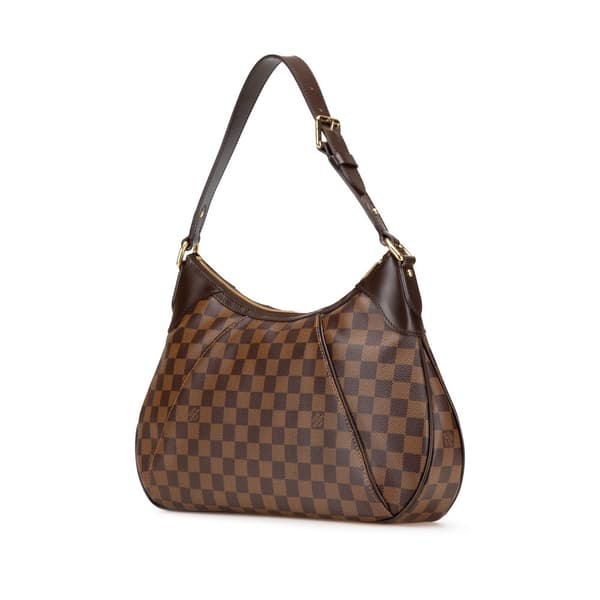 Pre-owned Louis Vuitton Damier Ebene Thames GM Brown