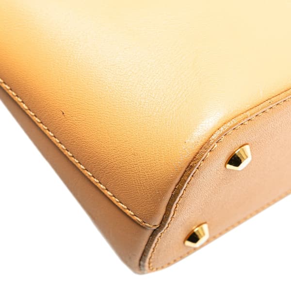 Pre-owned Burberry Leather Flap Shoulder Bag Brown