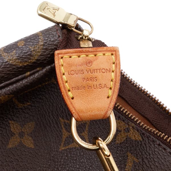 Pre-owned Louis Vuitton Monogram Pochette Accessoires Brown