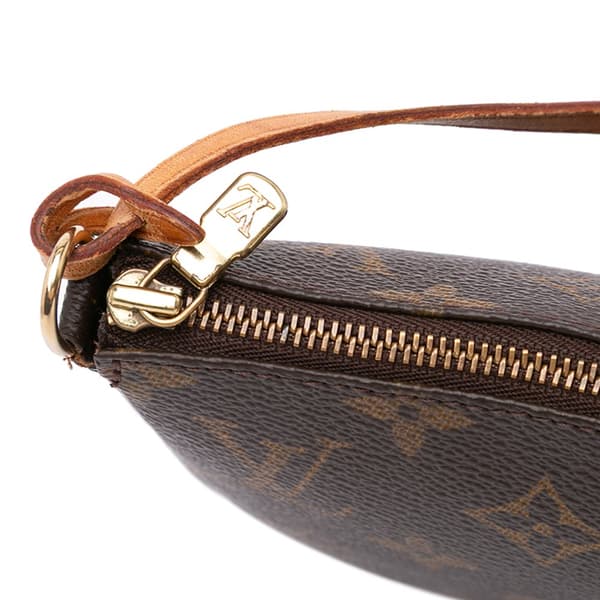 Pre-owned Louis Vuitton Monogram Pochette Accessoires Brown