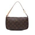 Miniatyrbild 1 av 10: Pre-owned Louis Vuitton Monogram Pochette Accessoires Brown