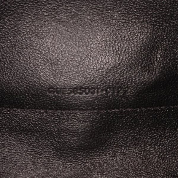 Pre-owned Saint Laurent Quilted Diamond Lambskin Becky Wallet on Chain Blue