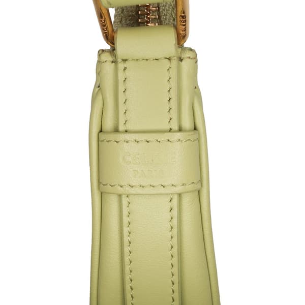 Pre-owned Celine Mini Smooth Calfskin Ava Shoulder Bag Green