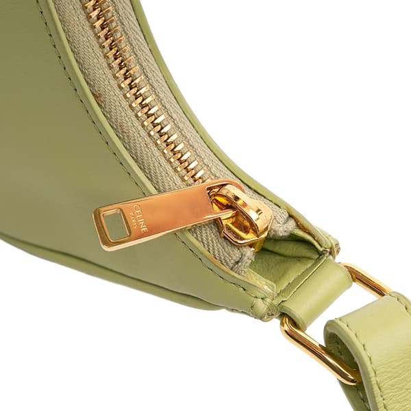 Pre-owned Celine Mini Smooth Calfskin Ava Shoulder Bag Green