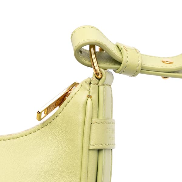 Pre-owned Celine Mini Smooth Calfskin Ava Shoulder Bag Green