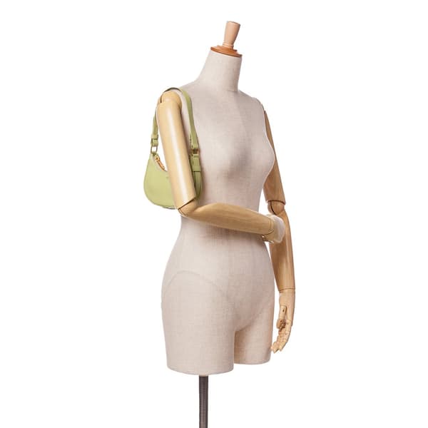 Pre-owned Celine Mini Smooth Calfskin Ava Shoulder Bag Green