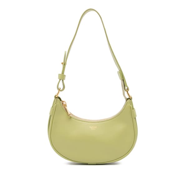 Pre-owned Celine Mini Smooth Calfskin Ava Shoulder Bag Green