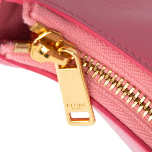 Pre-owned Celine Mini Smooth Calfskin Ava Shoulder Bag Pink
