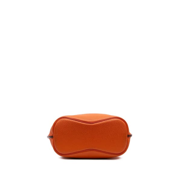 Pre-owned Hermès Togo So Kelly 26 Orange