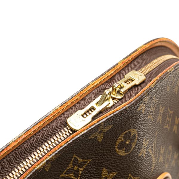 Pre-owned Louis Vuitton Monogram Ellipse GM Shopping Bag Brown