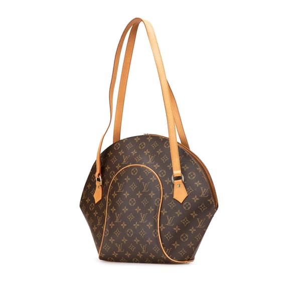 Pre-owned Louis Vuitton Monogram Ellipse GM Shopping Bag Brown