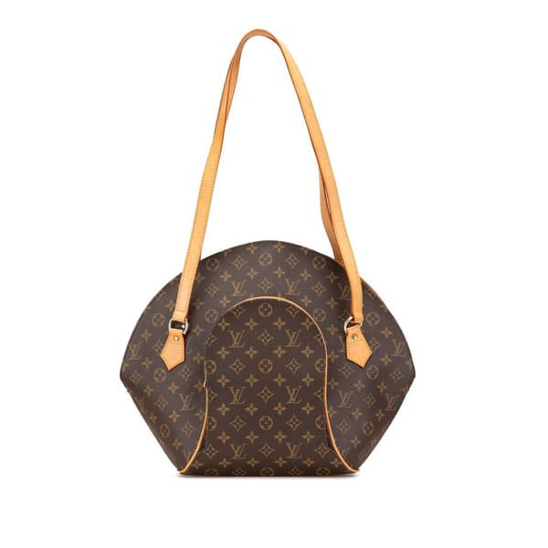 Pre-owned Louis Vuitton Monogram Ellipse GM Shopping Bag Brown