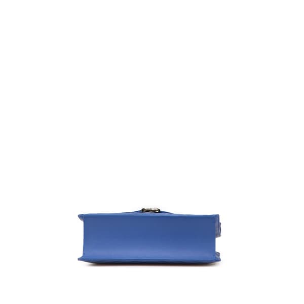 Pre-owned Chanel Chevron Calfskin Coco Envelope Shoulder Bag Blue