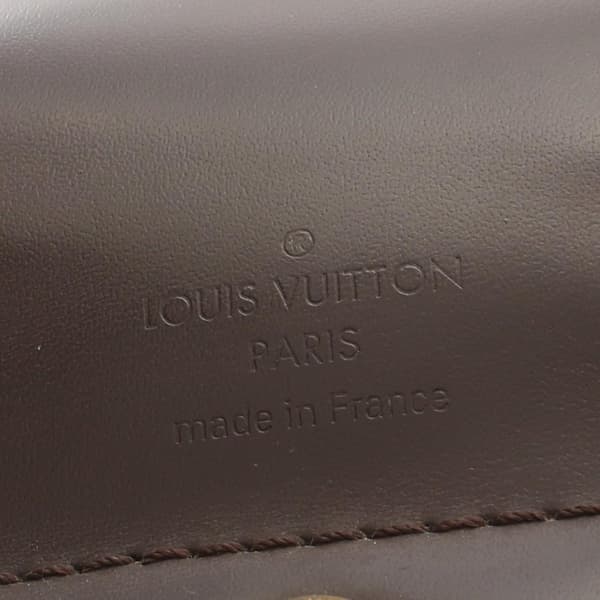 Pre-owned Louis Vuitton Damier Ebene Sistina MM Brown
