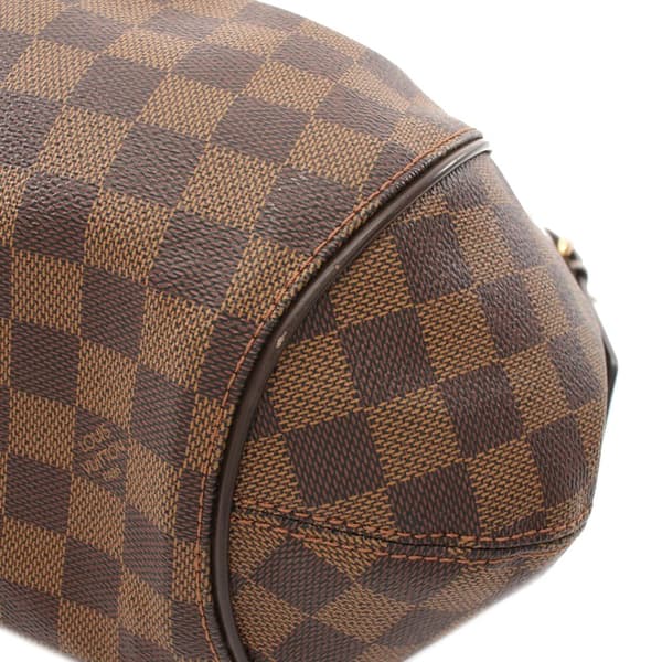 Pre-owned Louis Vuitton Damier Ebene Sistina MM Brown