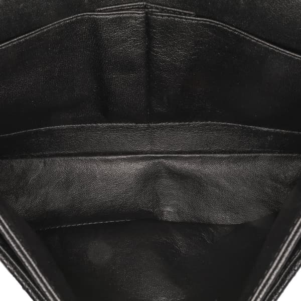 Pre-owned Chanel Medium Classic Caviar Double Flap Black