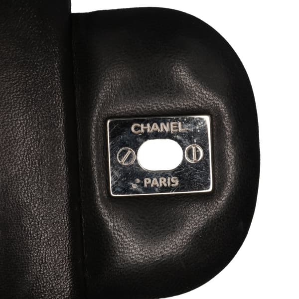 Pre-owned Chanel Jumbo Classic Lambskin Double Flap Black