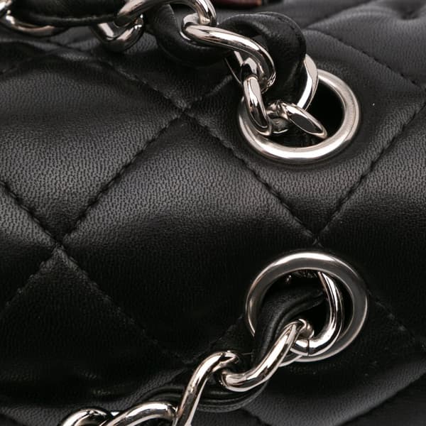 Pre-owned Chanel Jumbo Classic Lambskin Double Flap Black