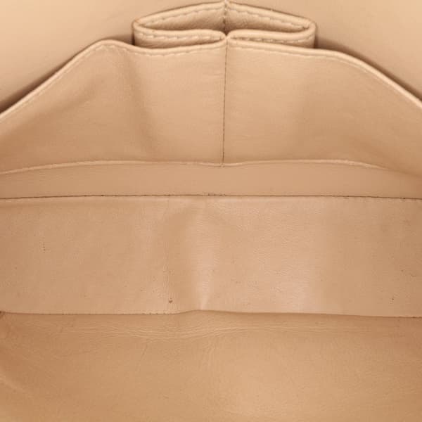 Pre-owned Chanel Medium Classic Caviar Double Flap Brown