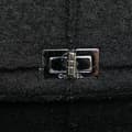 Pikkukuva 10 / 10: Pre-owned Chanel Jumbo Reissue 2.55 Choco Bar Wool Felt Identification Flap Black