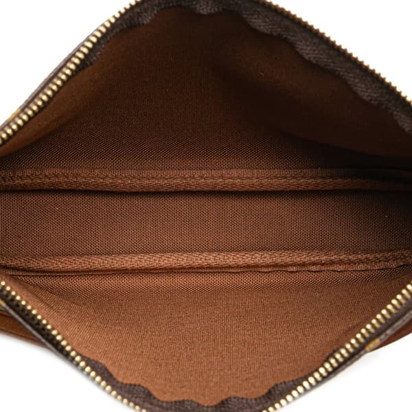 Pre-owned Louis Vuitton Monogram Pochette Accessoires Brown
