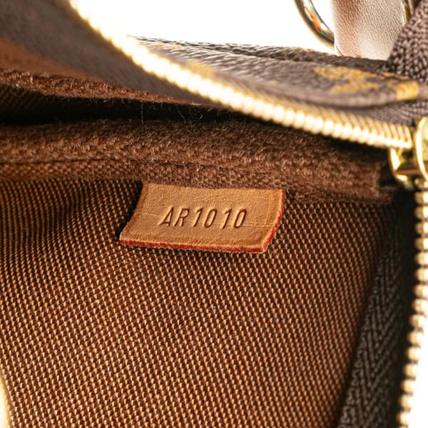 Pre-owned Louis Vuitton Monogram Pochette Accessoires Brown