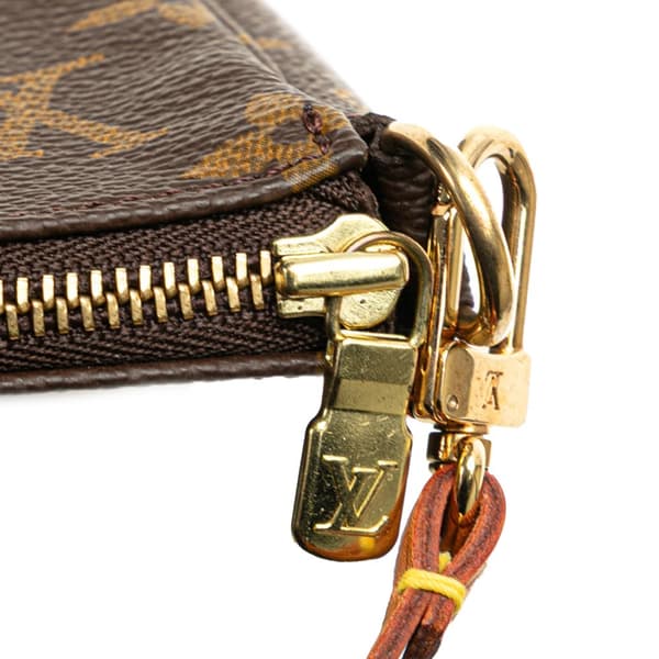 Pre-owned Louis Vuitton Monogram Pochette Accessoires Brown