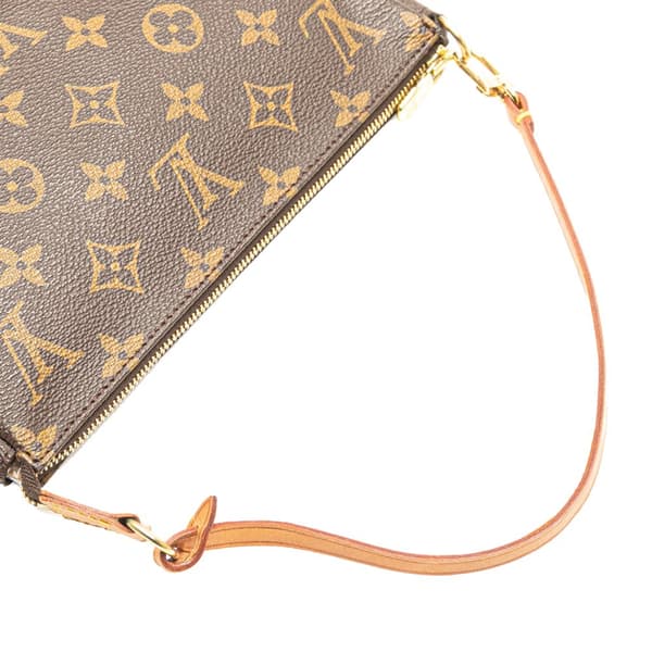 Pre-owned Louis Vuitton Monogram Pochette Accessoires Brown