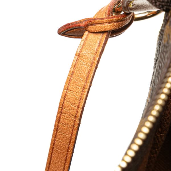 Pre-owned Louis Vuitton Monogram Pochette Accessoires Brown