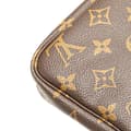 Miniatyrbilde 10 av 10: Pre-owned Louis Vuitton Monogram Pochette Accessoires Brown