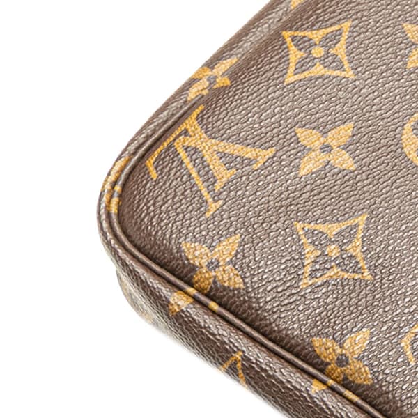 Pre-owned Louis Vuitton Monogram Pochette Accessoires Brown