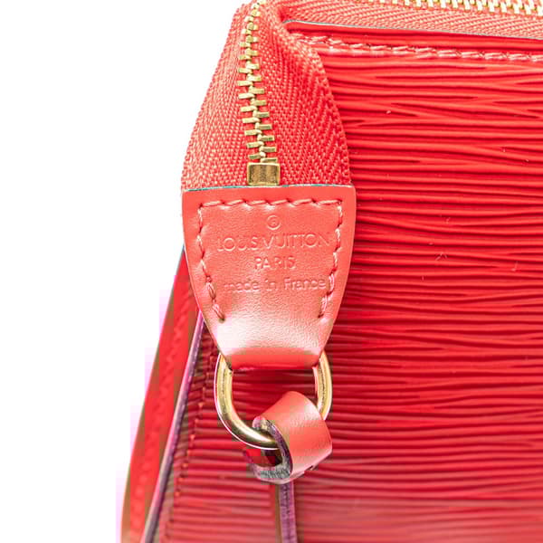 Pre-owned Louis Vuitton Epi Pochette Accessoires Red