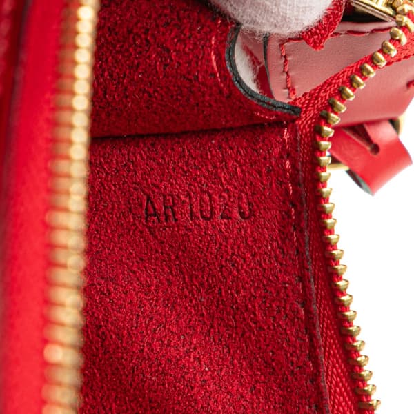Pre-owned Louis Vuitton Epi Pochette Accessoires Red
