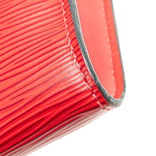 Pre-owned Louis Vuitton Epi Pochette Accessoires Red