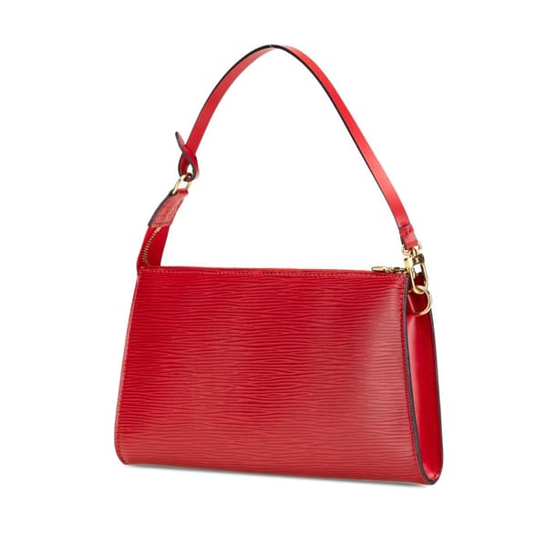 Pre-owned Louis Vuitton Epi Pochette Accessoires Red