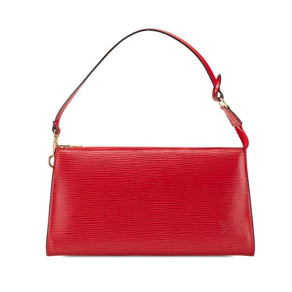 Pre-owned Louis Vuitton Epi Pochette Accessoires Red