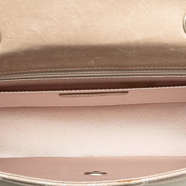 Pre-owned Chanel Medium New Travel Line Nylon Single Flap Brown