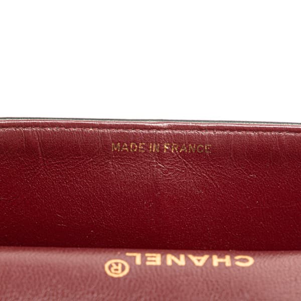 Pre-owned Chanel Medium Classic Lambskin Double Flap Black