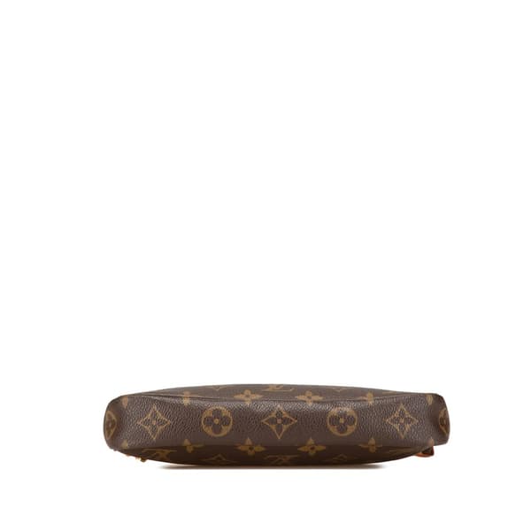 Pre-owned Louis Vuitton Monogram Pochette Accessoires Brown