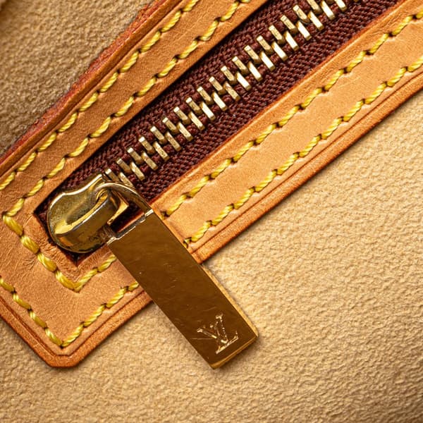Pre-owned Louis Vuitton Monogram Looping MM Brown