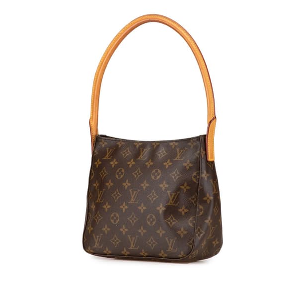 Pre-owned Louis Vuitton Monogram Looping MM Brown